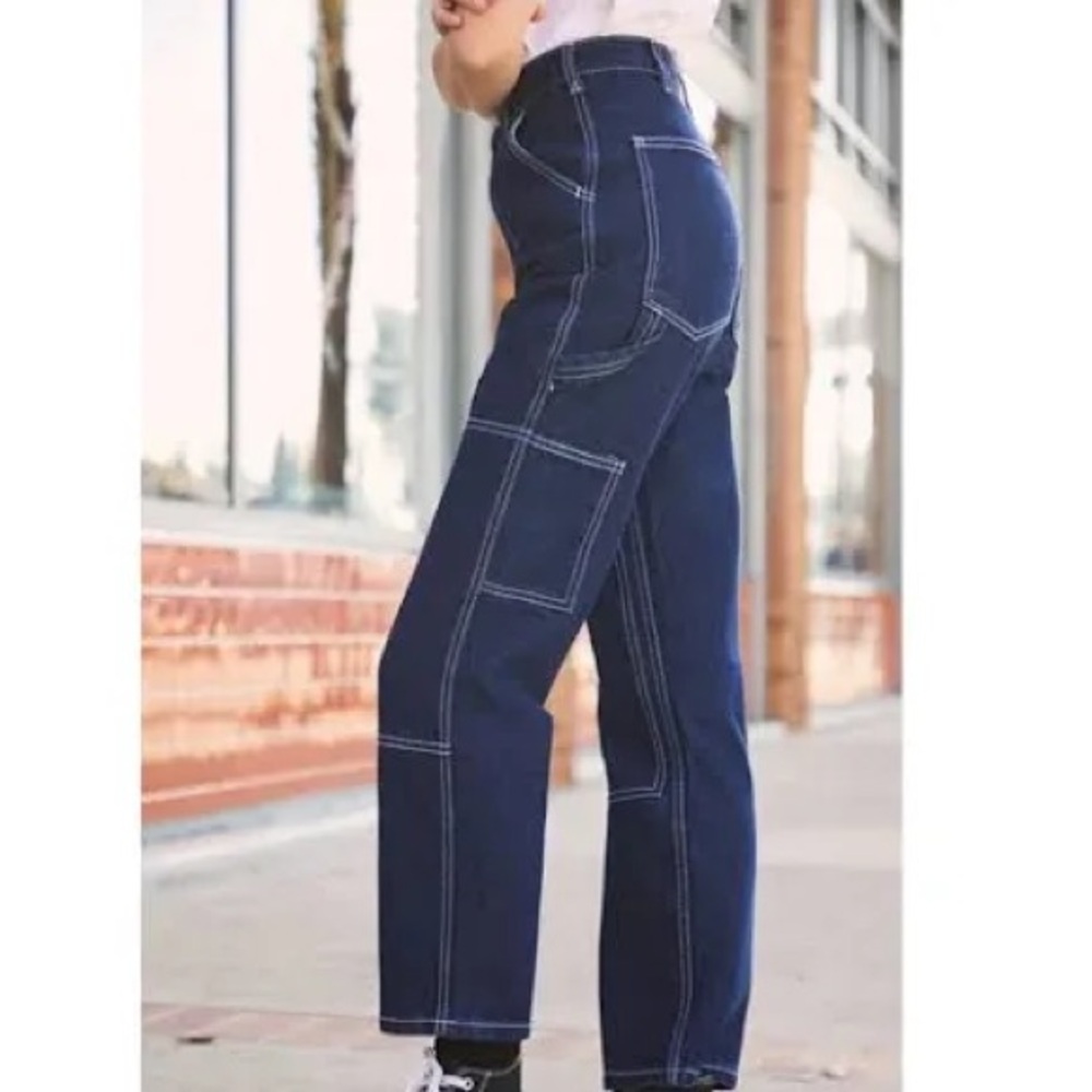 J Galt Shanghai Carpenter High-Rise Heavyweight Denim Jeans M